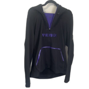 UNRL x Minnesota Vikings Crossover Half-Zip Hoodie (L) ~ Limited Edition!